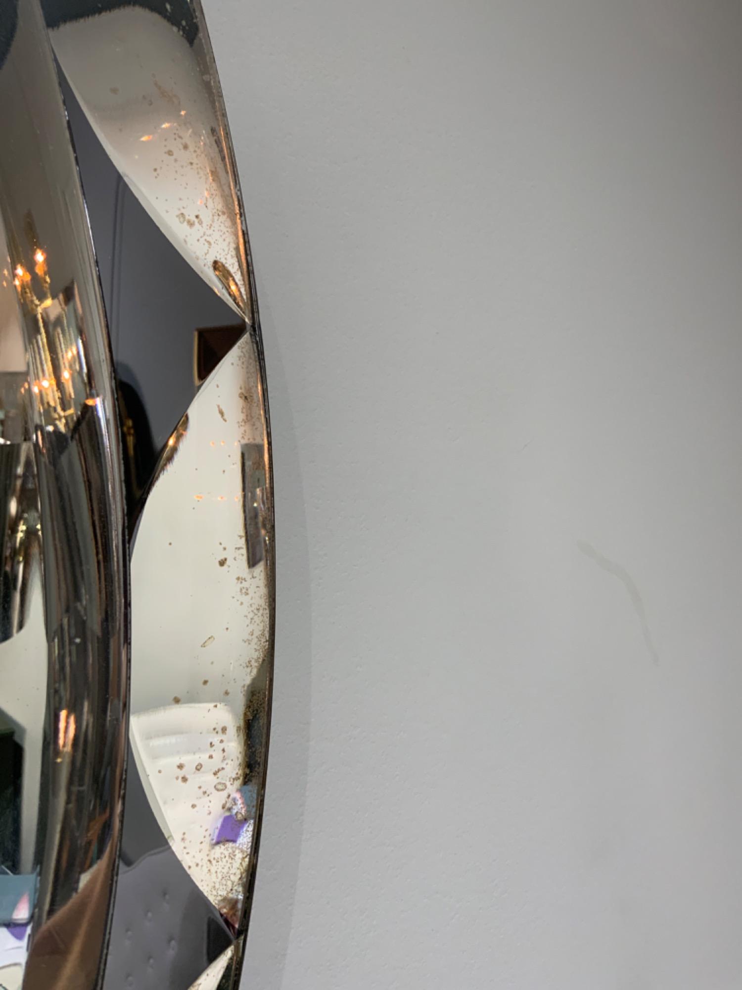 Cristal art mirror italy 1960