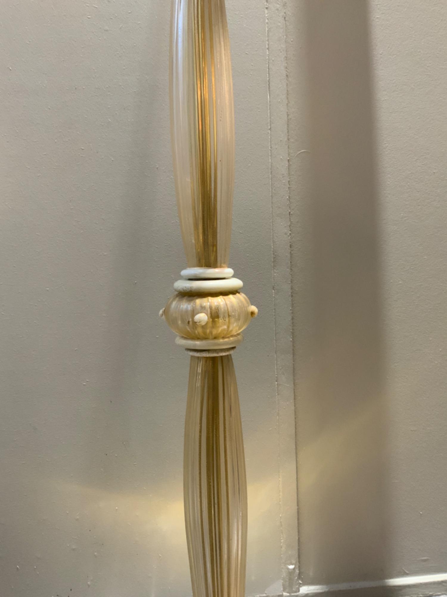 Seguso floor lamp italy 1950