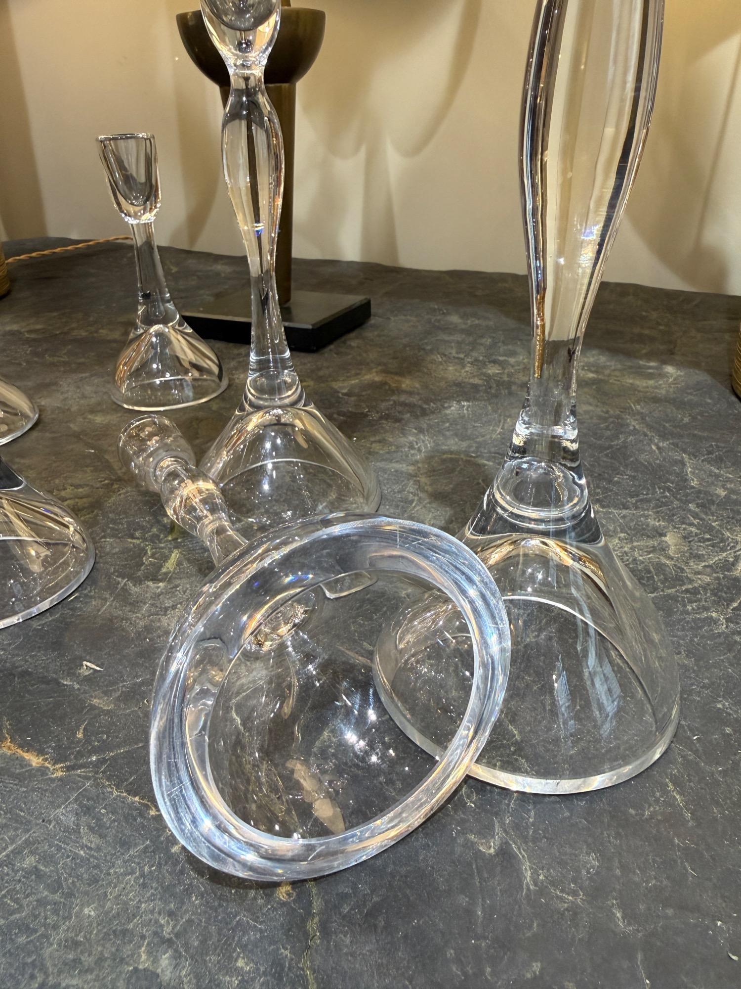 10 candelstiks vicke Linsgrand Sweden 1980