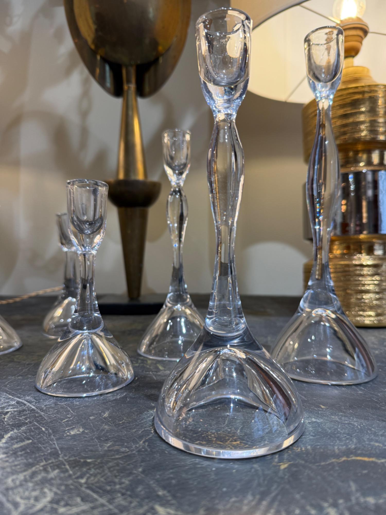 10 candelstiks vicke Linsgrand Sweden 1980