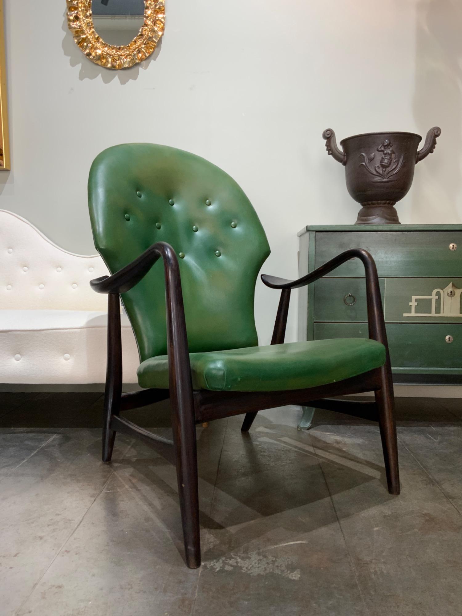 1950 easy chair HHans Schubell Denmark 