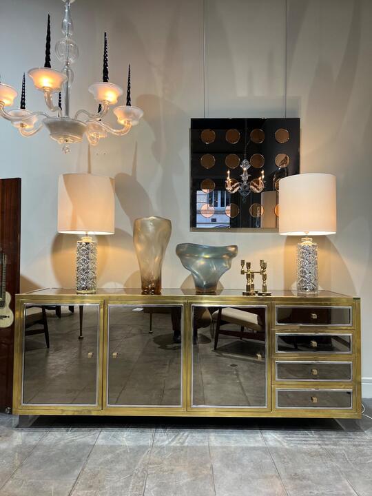 1970 mirrored sideboard by Michel Pigneres 