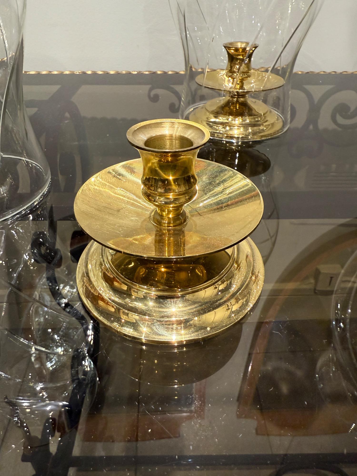 4 Glass lanterns Sweden 1970