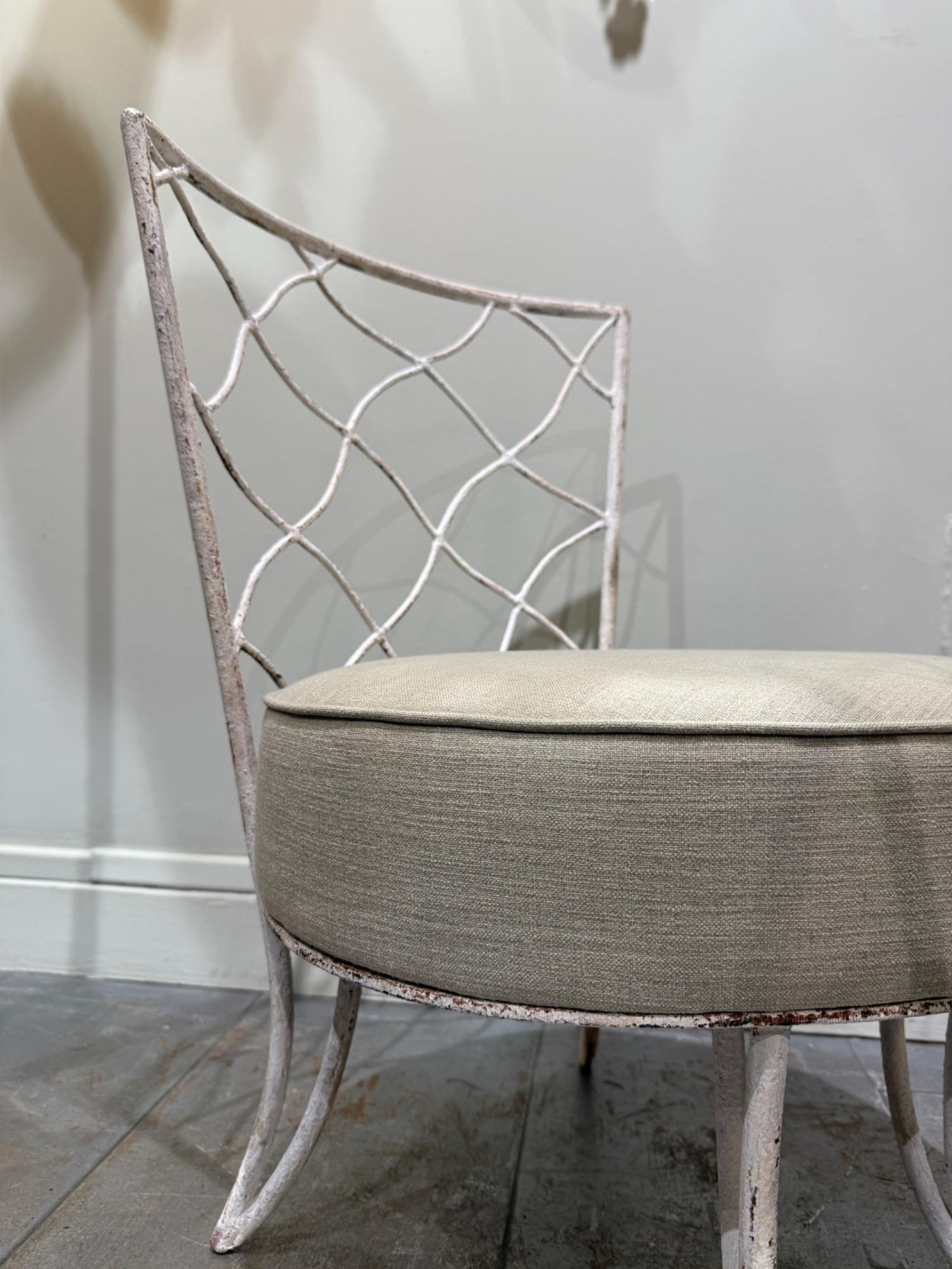4 wrought iron chairs corca 1940 - 