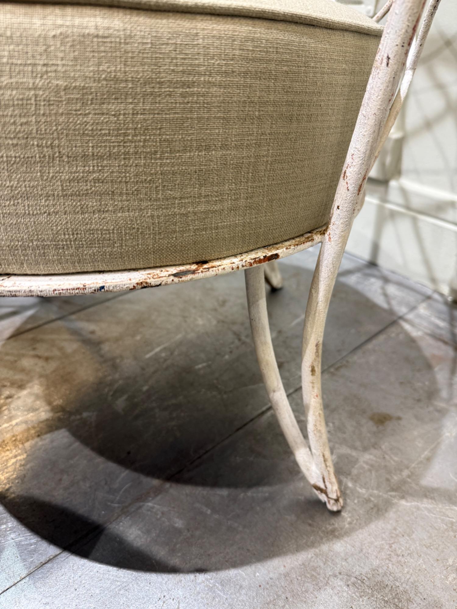 4 wrought iron chairs corca 1940 - 