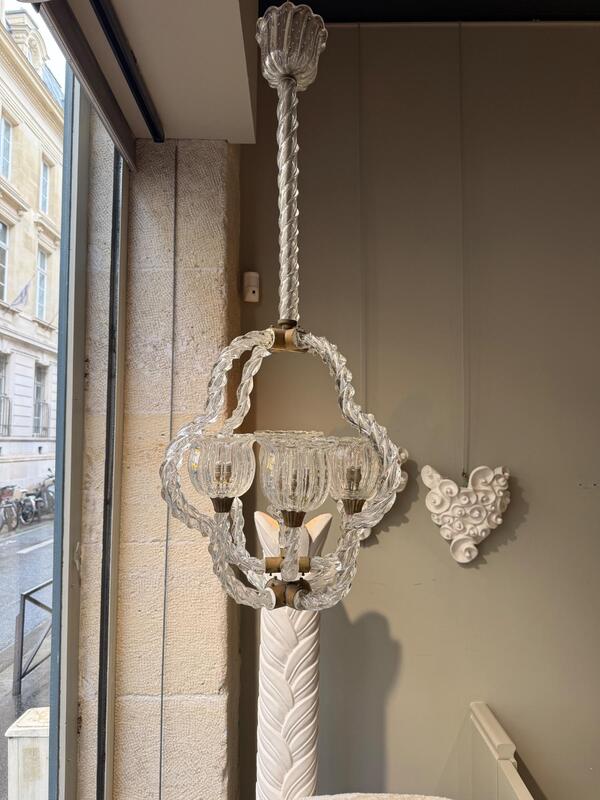 Barovier & Toso pendant italy 1940