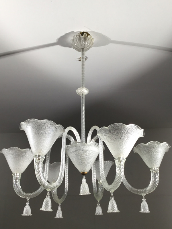  Barovier Chandelier circa 1950