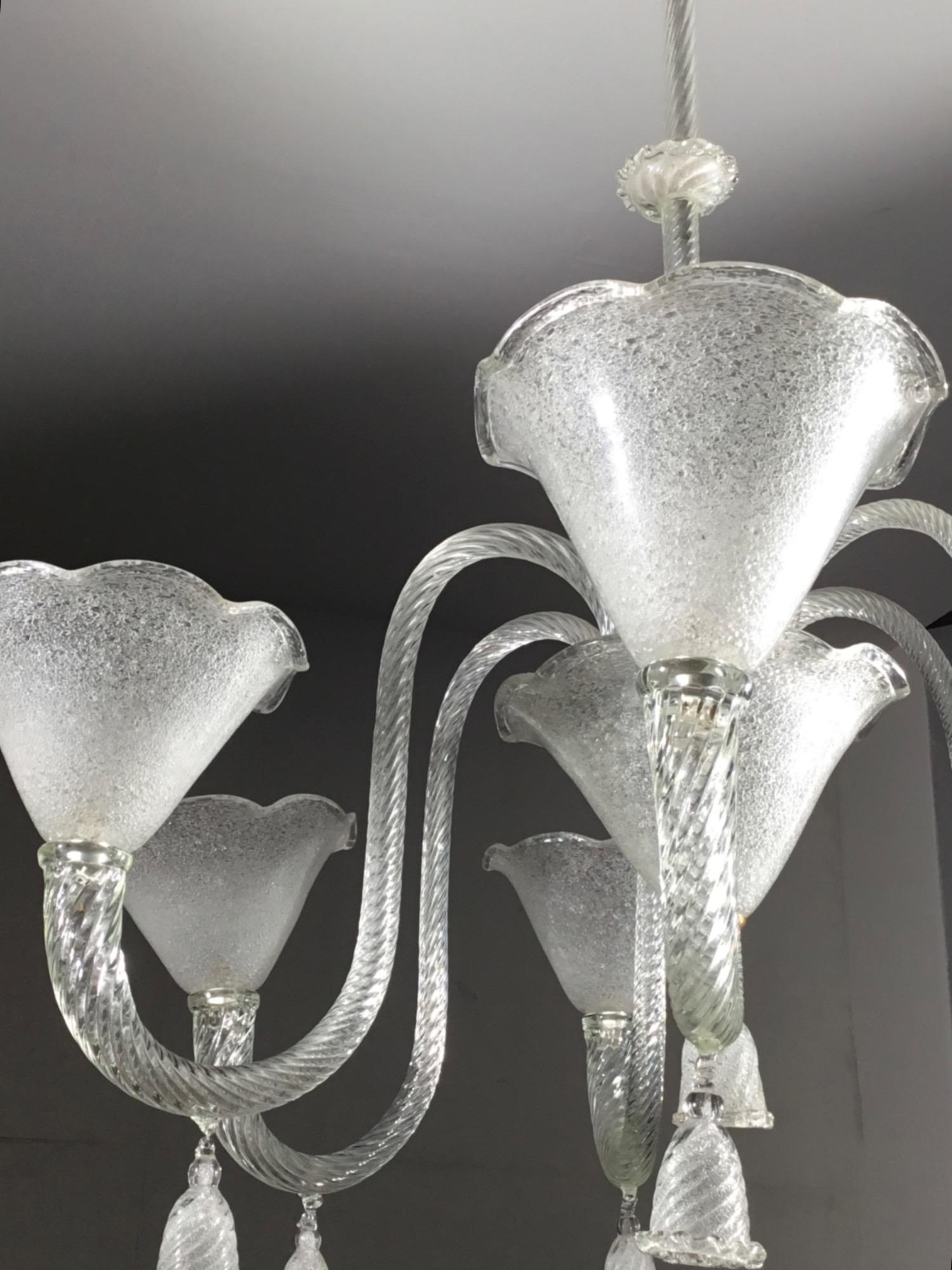  Barovier Chandelier circa 1950
