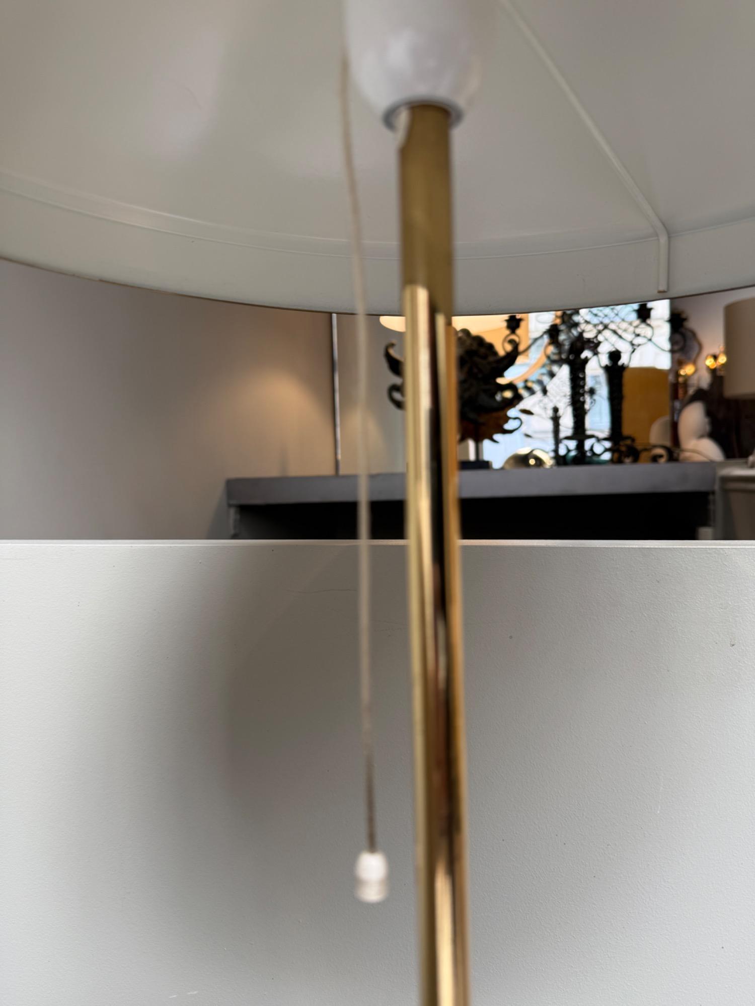 Brass floor lamp Bergboms Sweden circa 1970