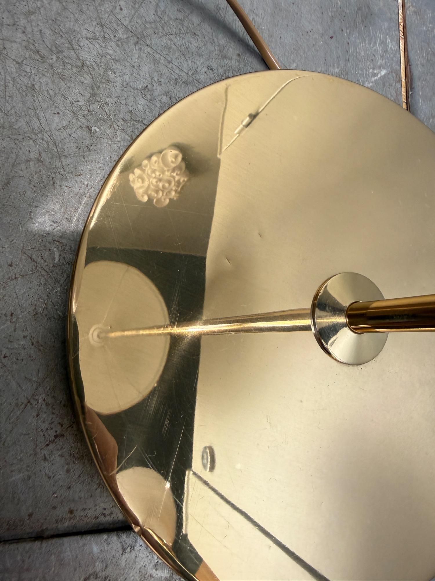 Brass floor lamp Bergboms Sweden circa 1970