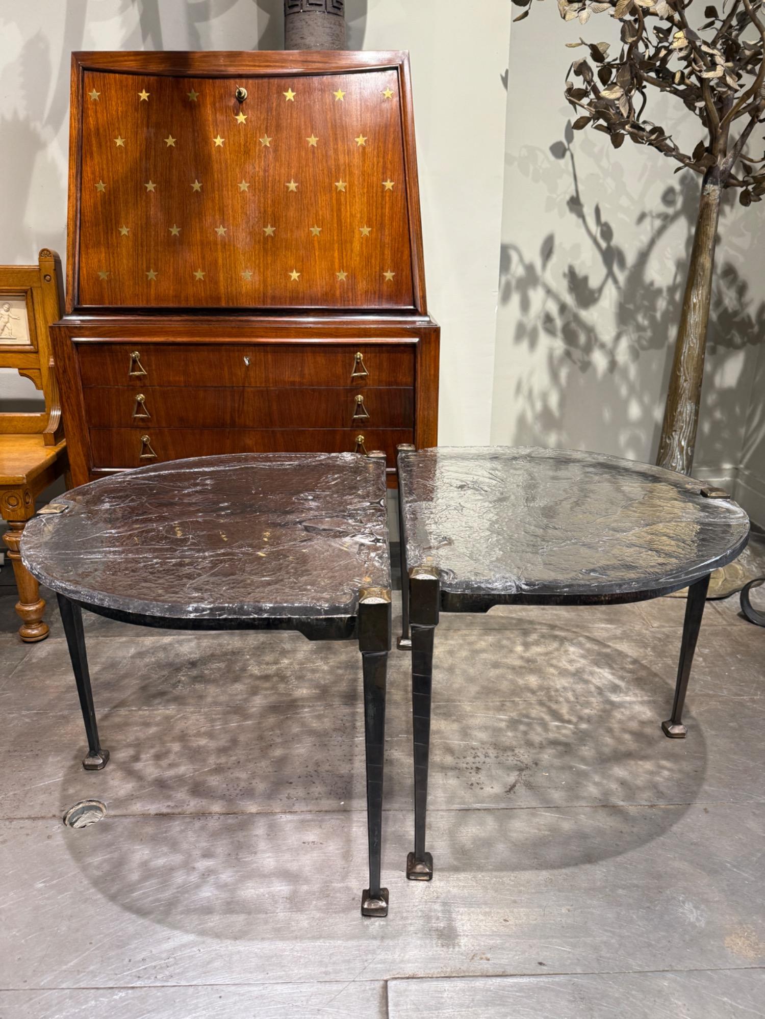 Bronze coffee table Lothar Klute 1990