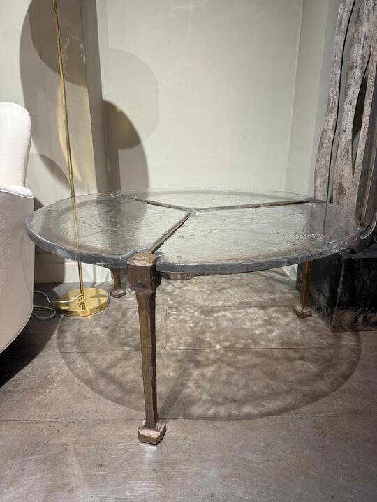 Bronze coffee table Lothar Klute Germany 1984 