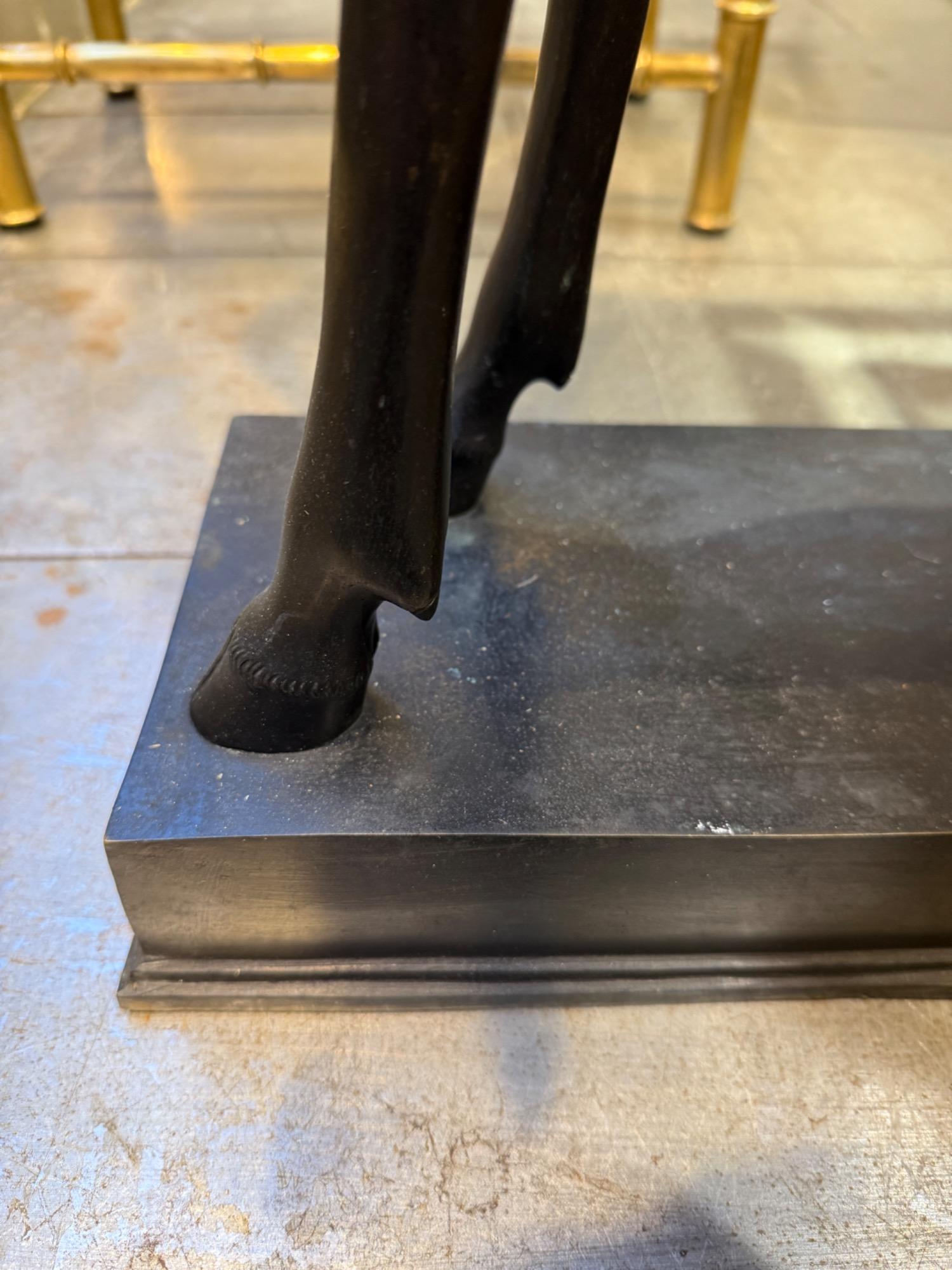 Bronze deer circa 1920