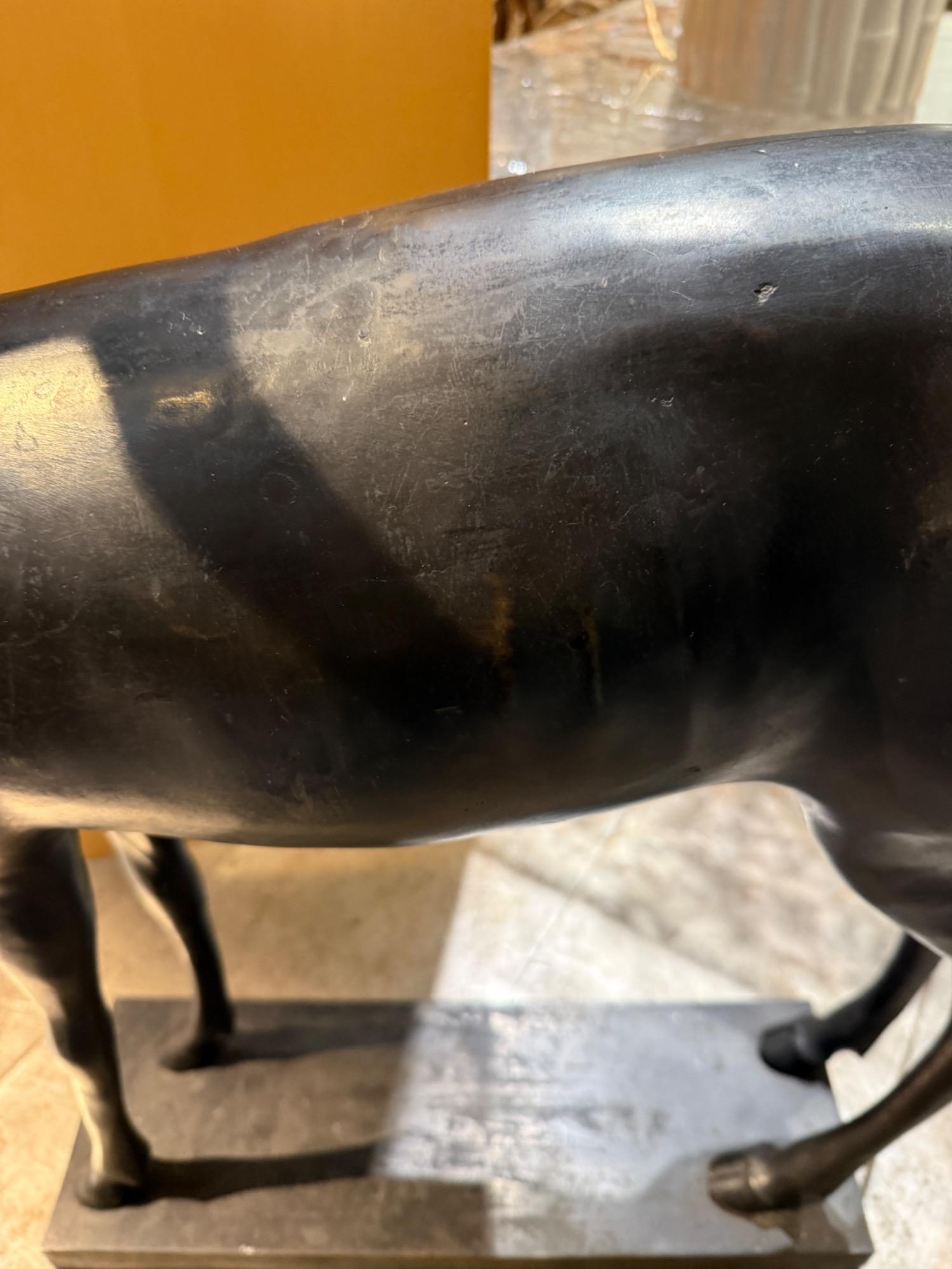 Bronze deer circa 1920