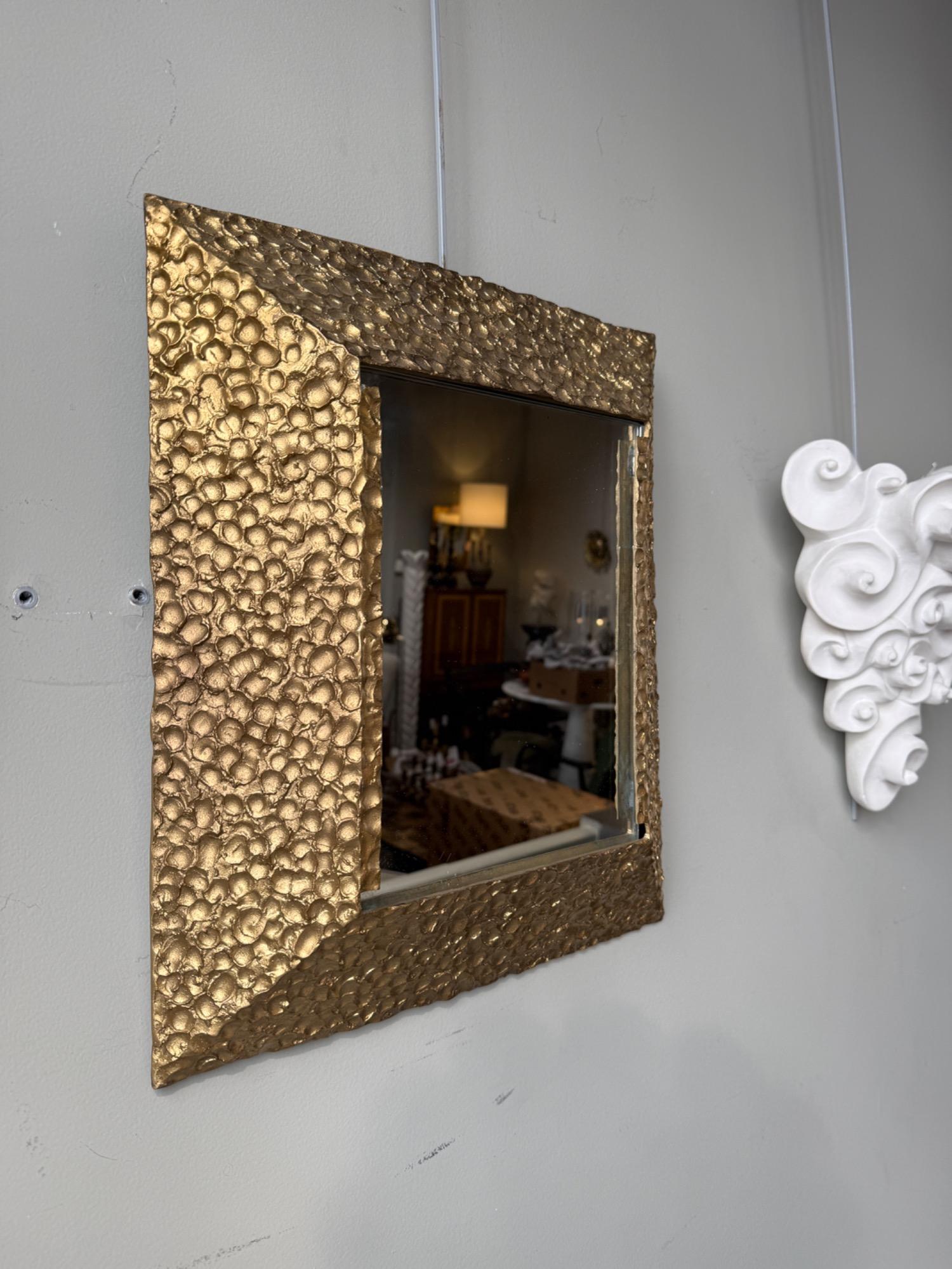 Bronze mirror italy 1970