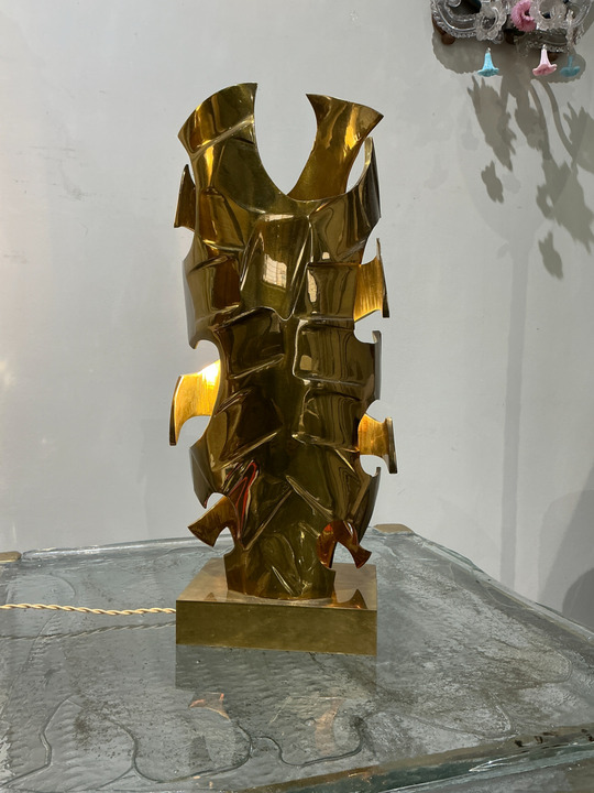 Bronze table lamp circa 1970 