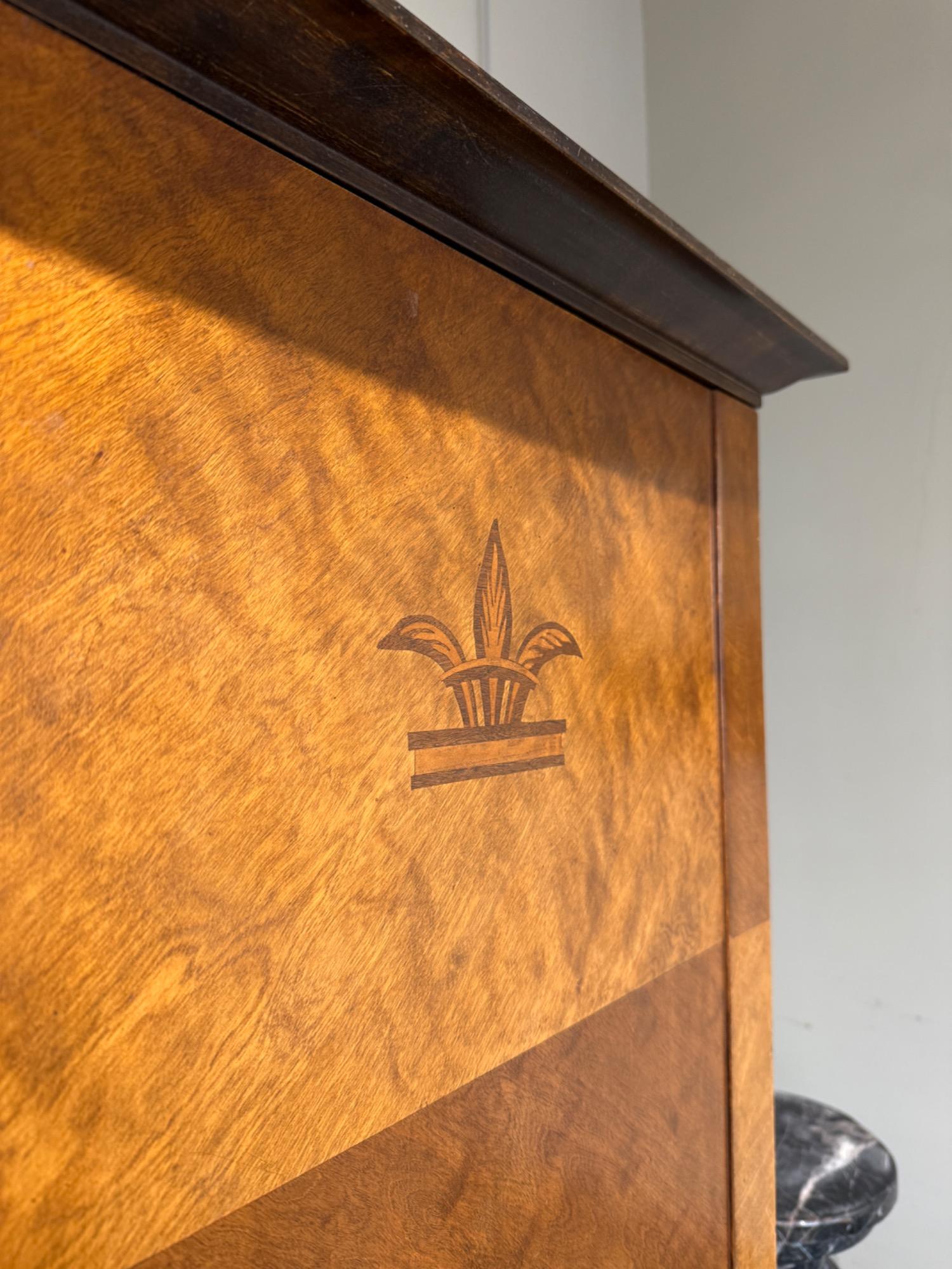 Carl Malmsten birch cabinet circa 1920