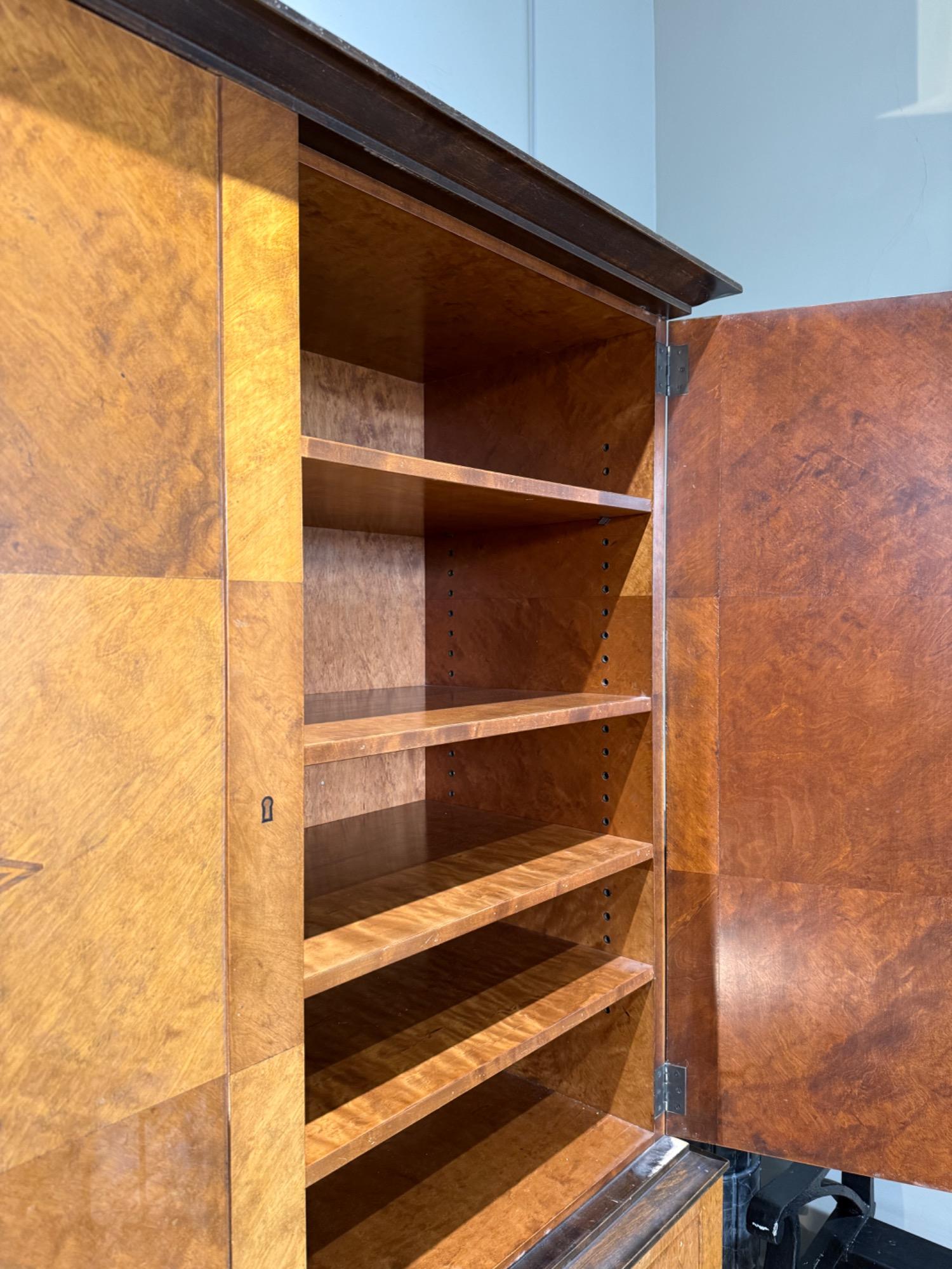 Carl Malmsten birch cabinet circa 1920