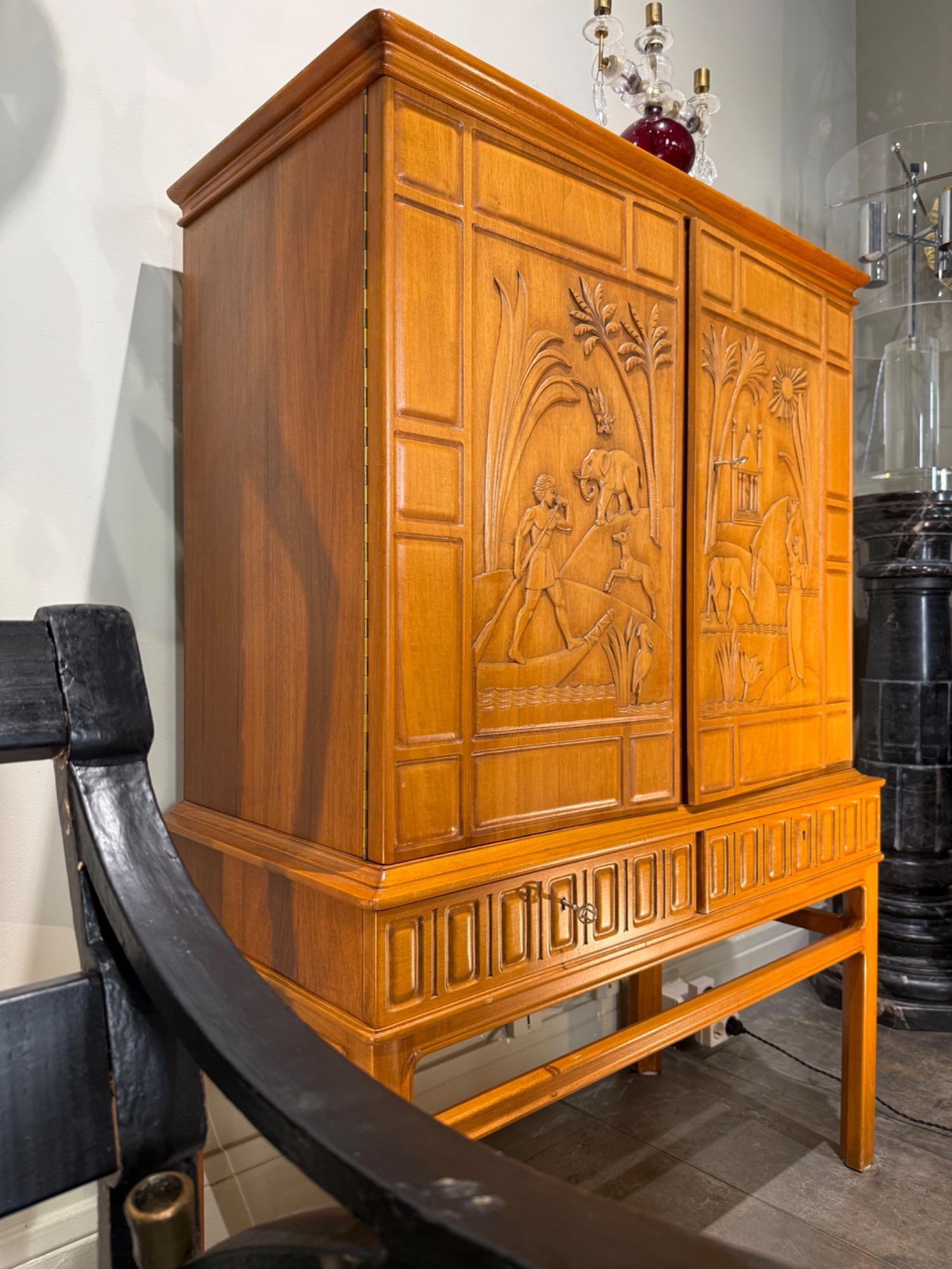 Eugen Hoglund cabinet 1963 signed
