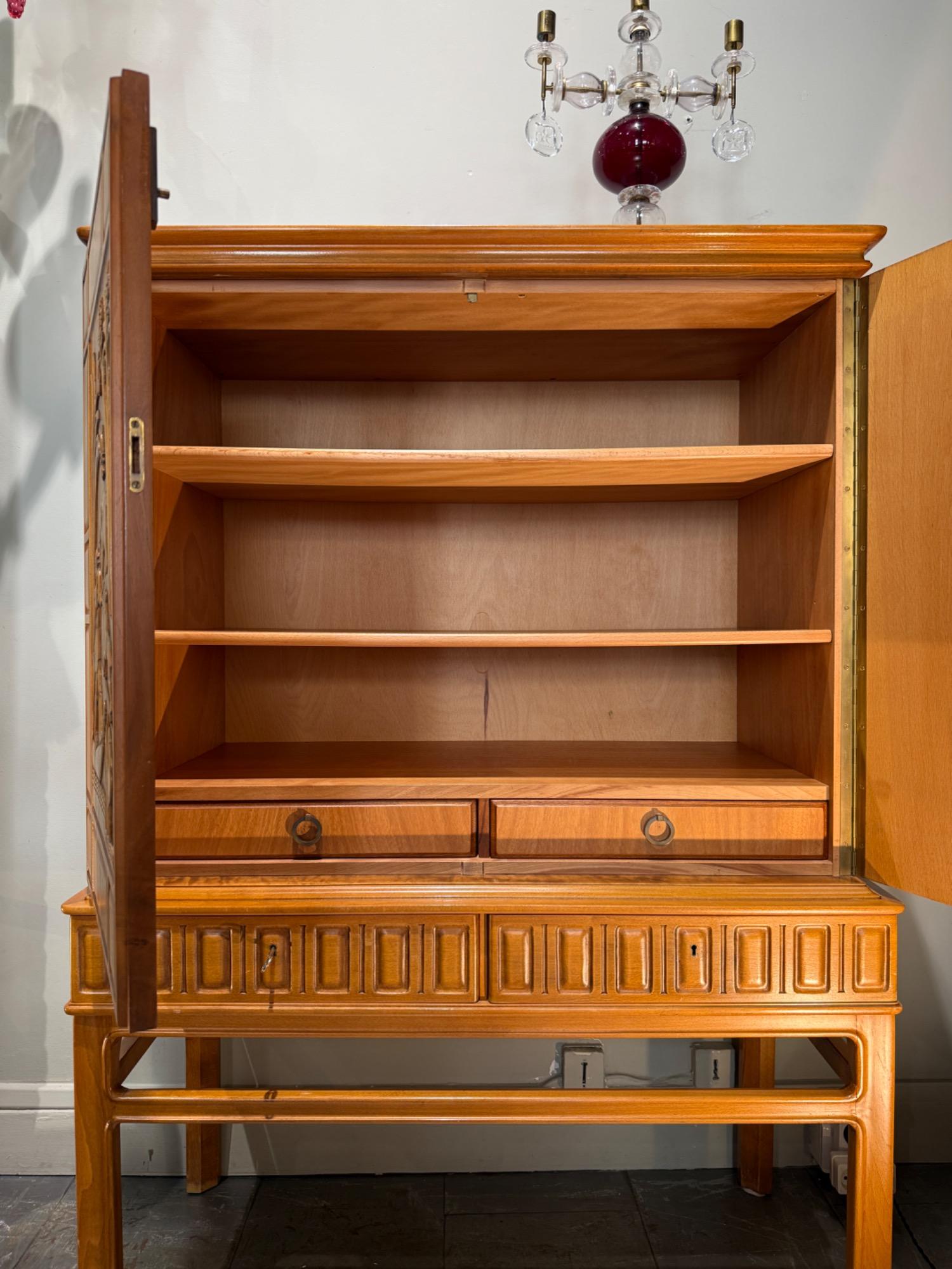Eugen Hoglund cabinet 1963 signed