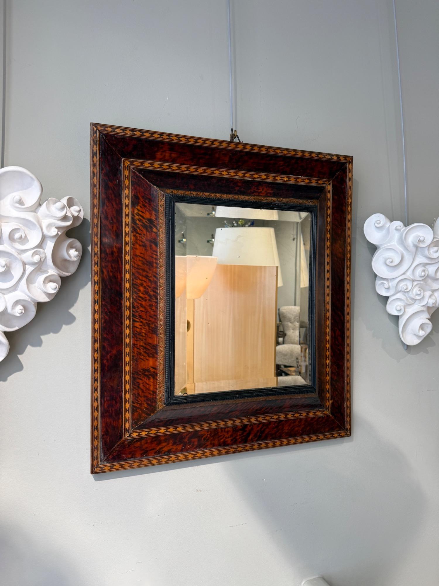 french 17th c mirror 