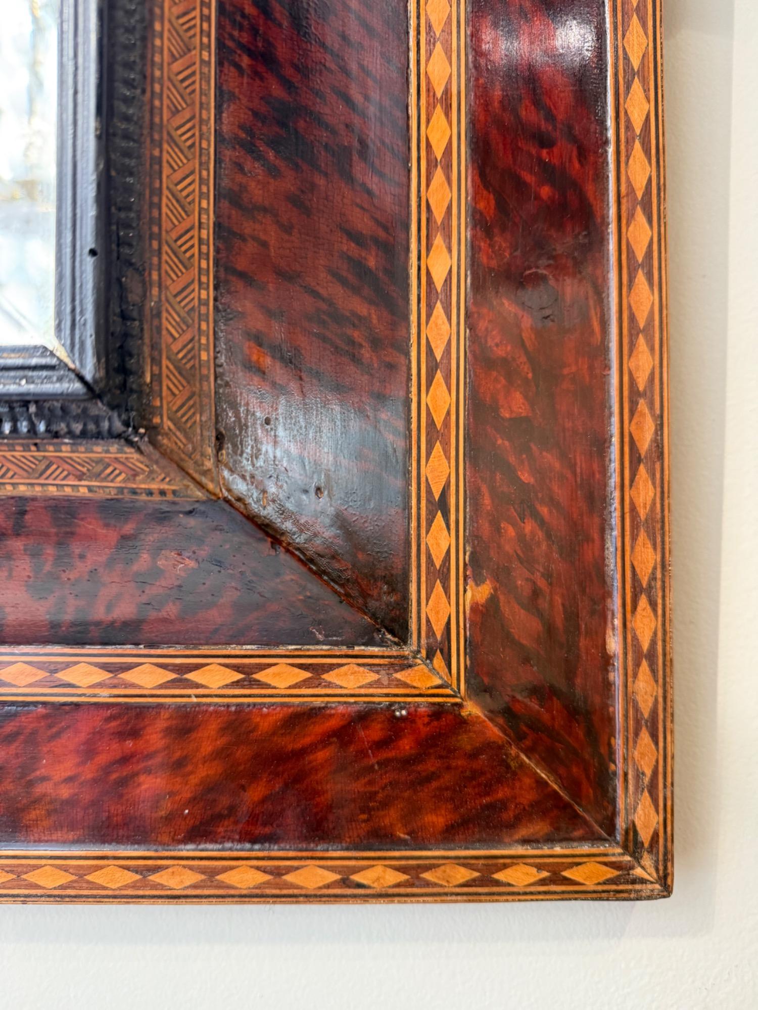 french 17th c mirror 