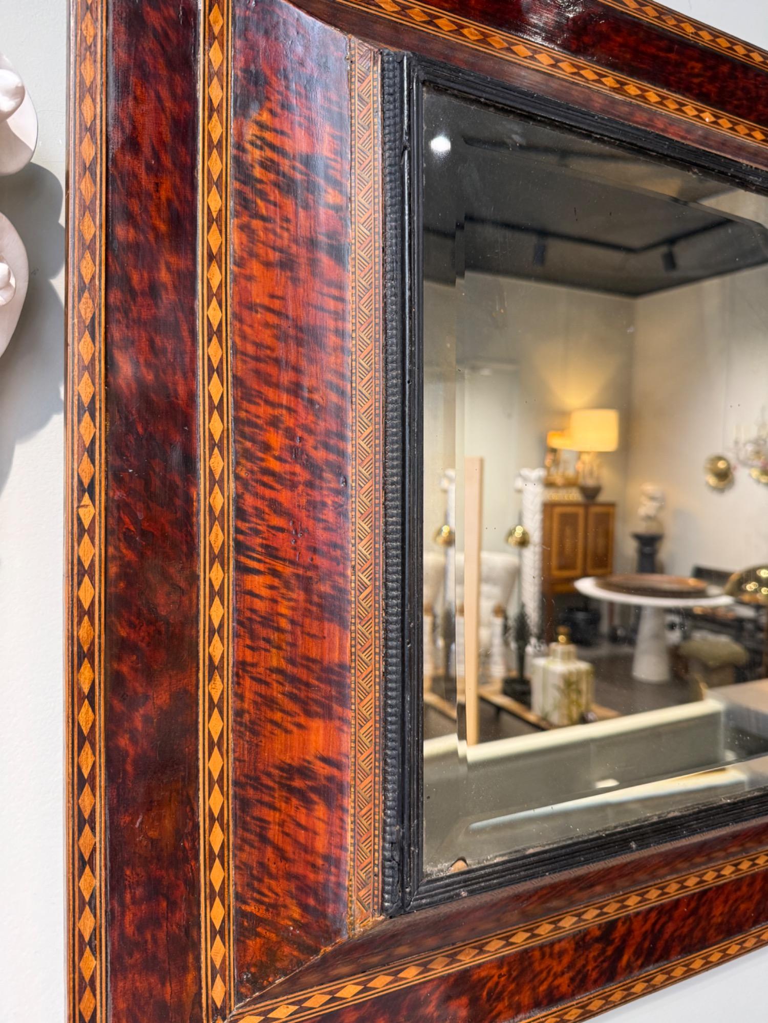 french 17th c mirror 