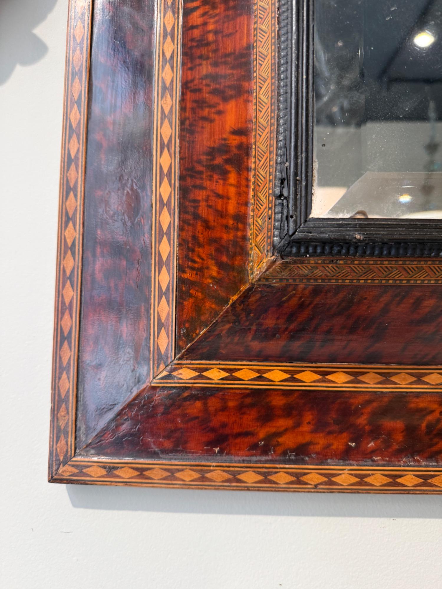 french 17th c mirror 