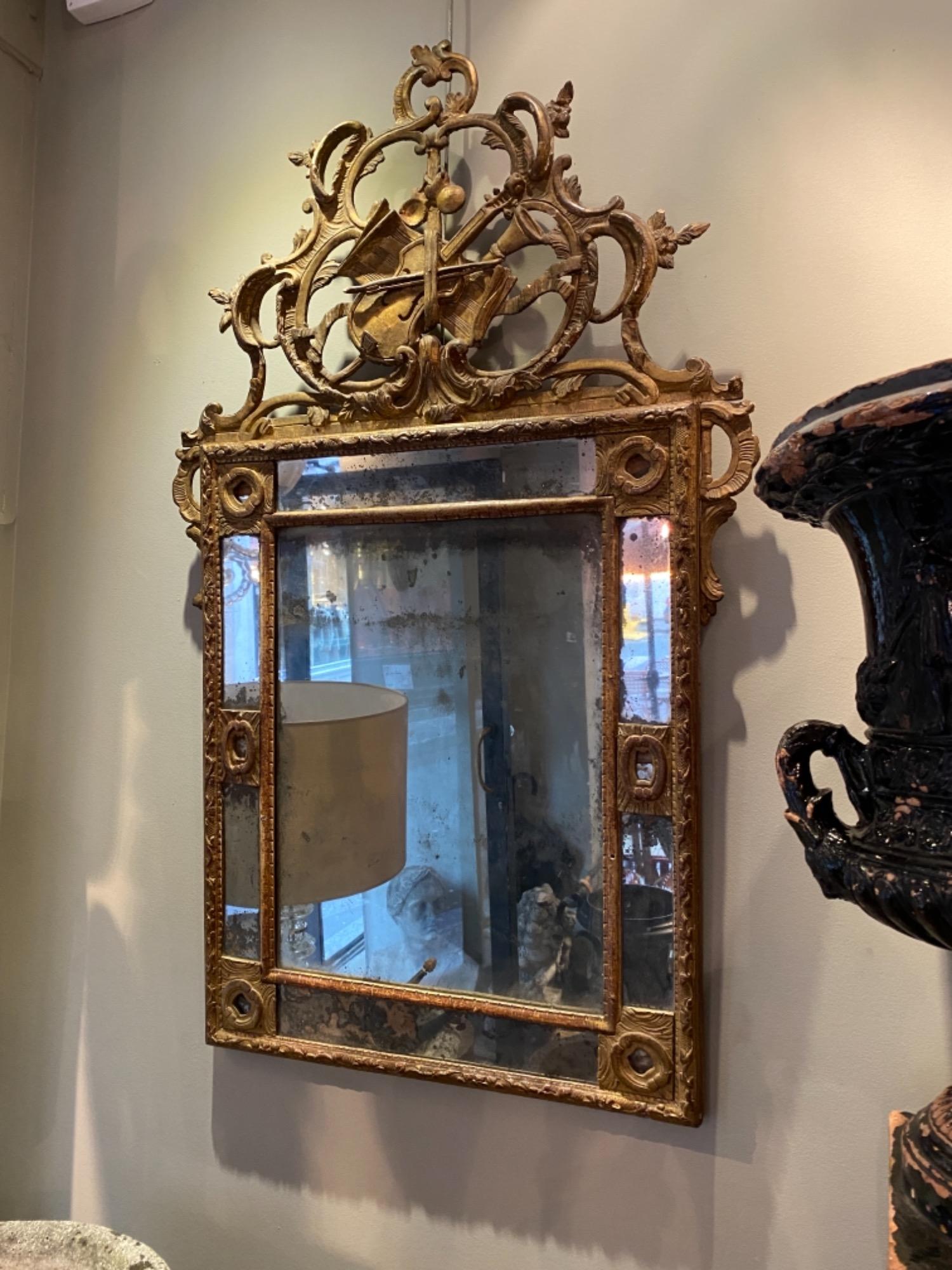 French régence mirror 