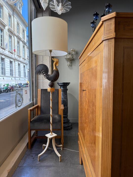G Poillerat floor lamp circa 1940 
