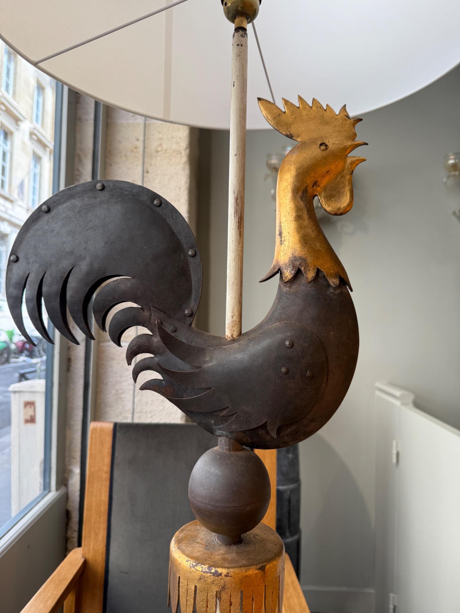 G Poillerat floor lamp circa 1940 