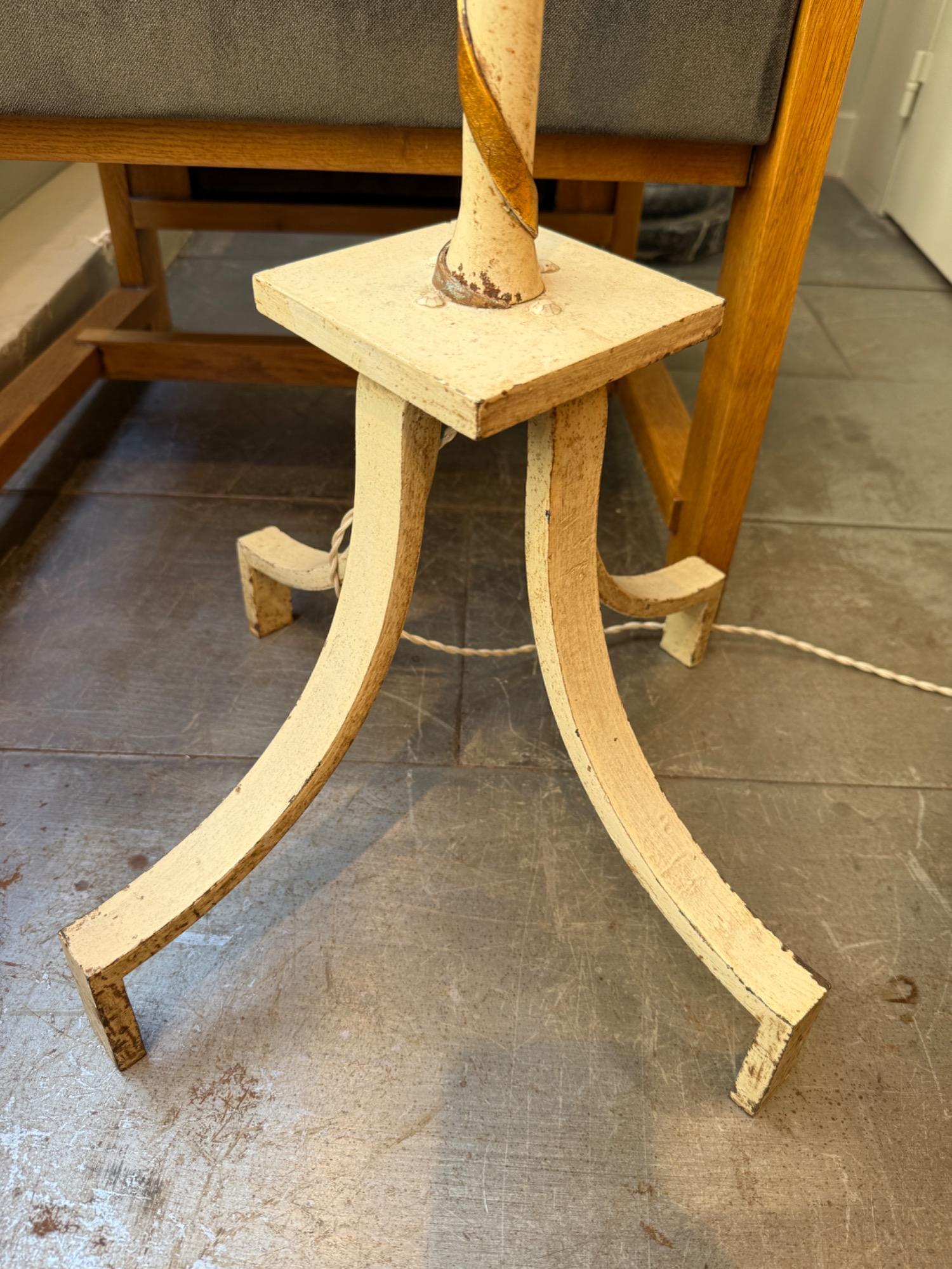 G Poillerat floor lamp circa 1940 