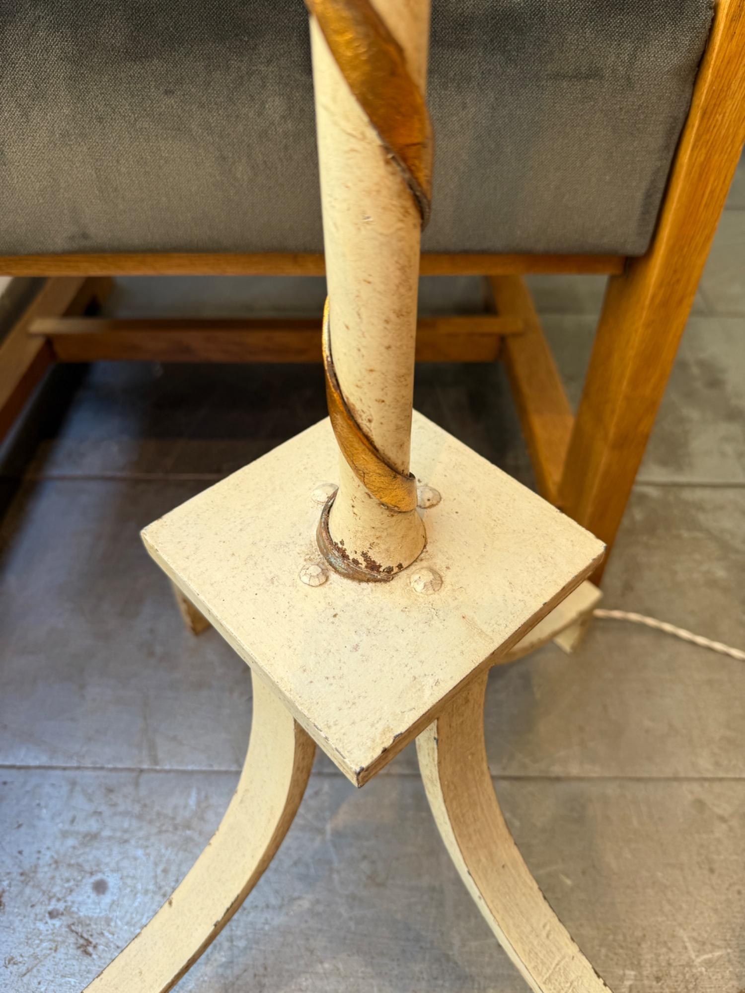 G Poillerat floor lamp circa 1940 
