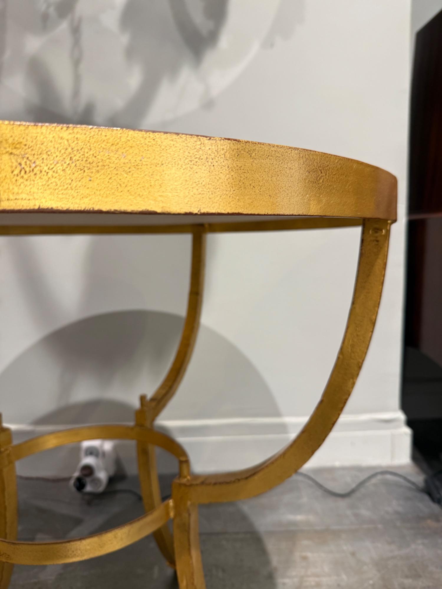 Gilt iron table circa 1970