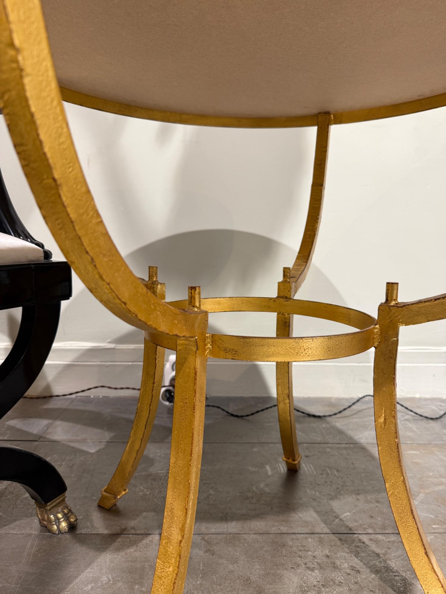 Gilt iron table circa 1970