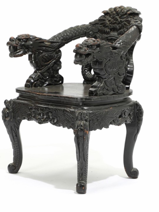 Impressive Chinese armchair circa 1900