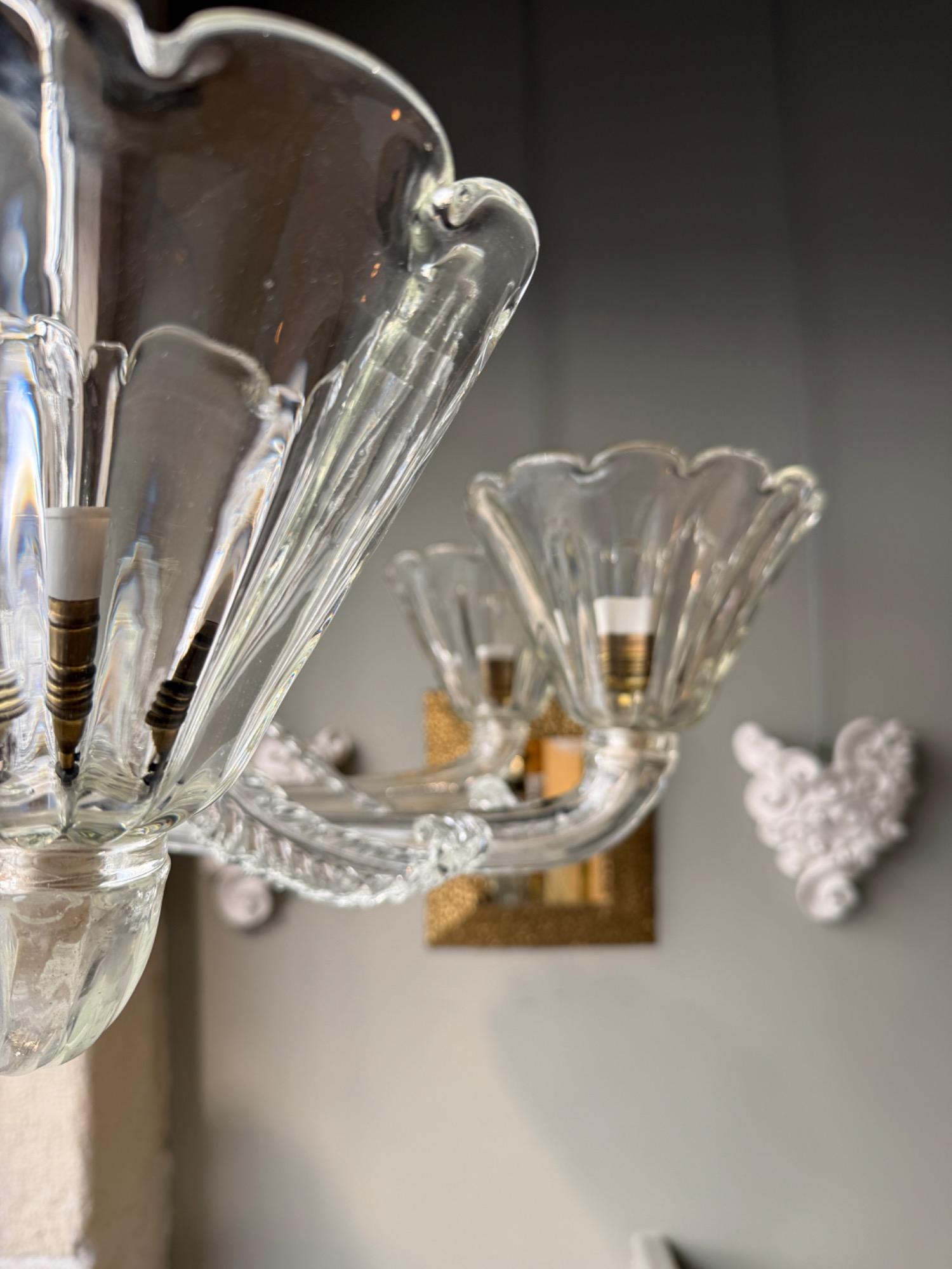 Impressive murano chandelier circa 1940