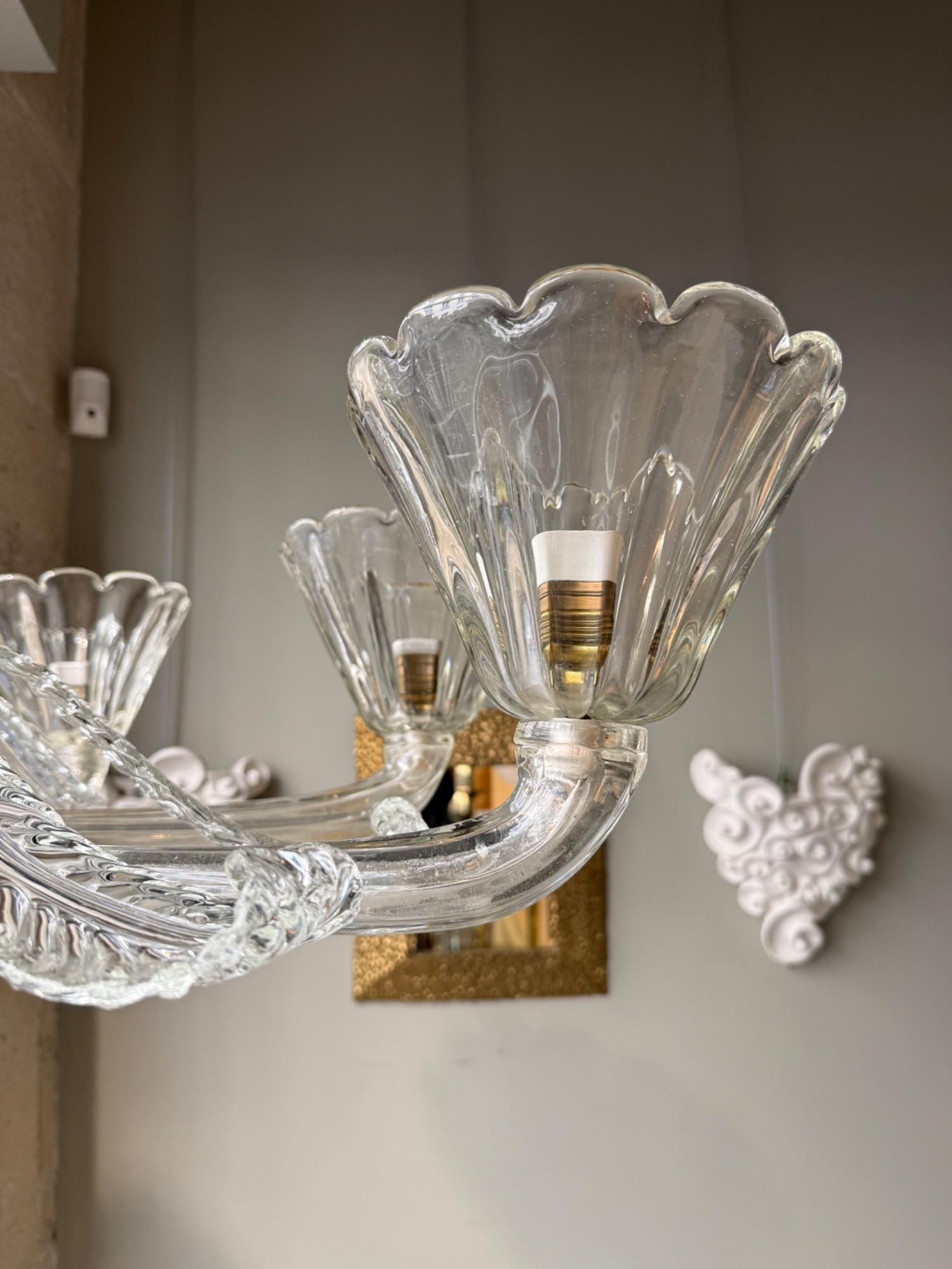 Impressive murano chandelier circa 1940