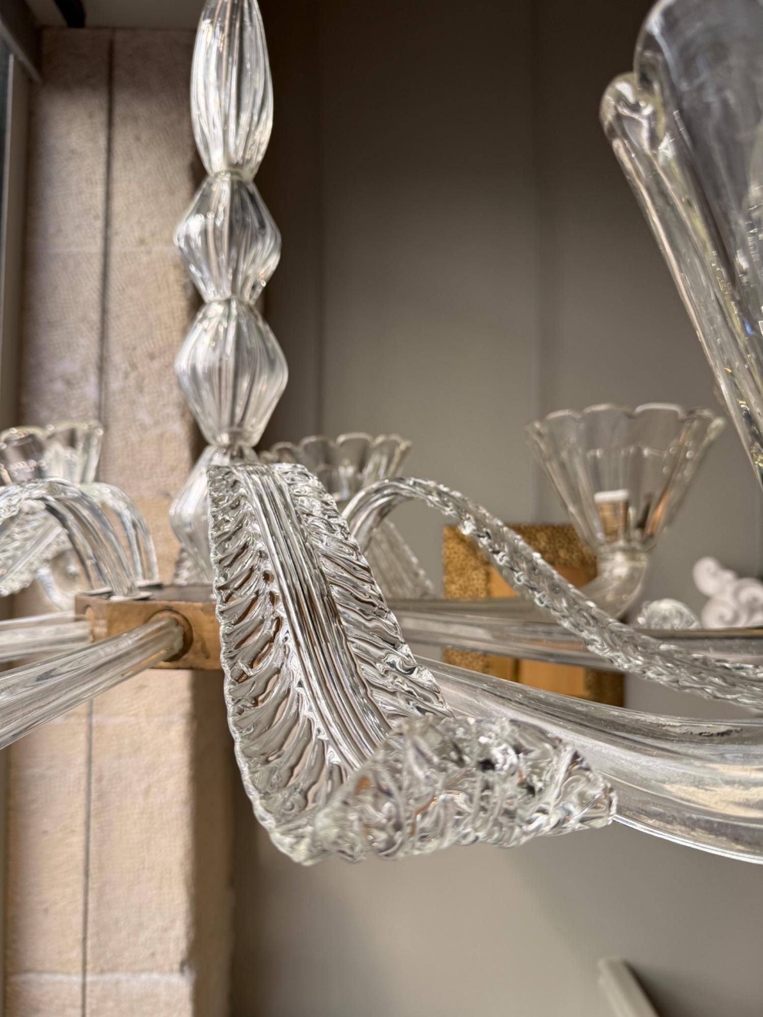 Impressive murano chandelier circa 1940