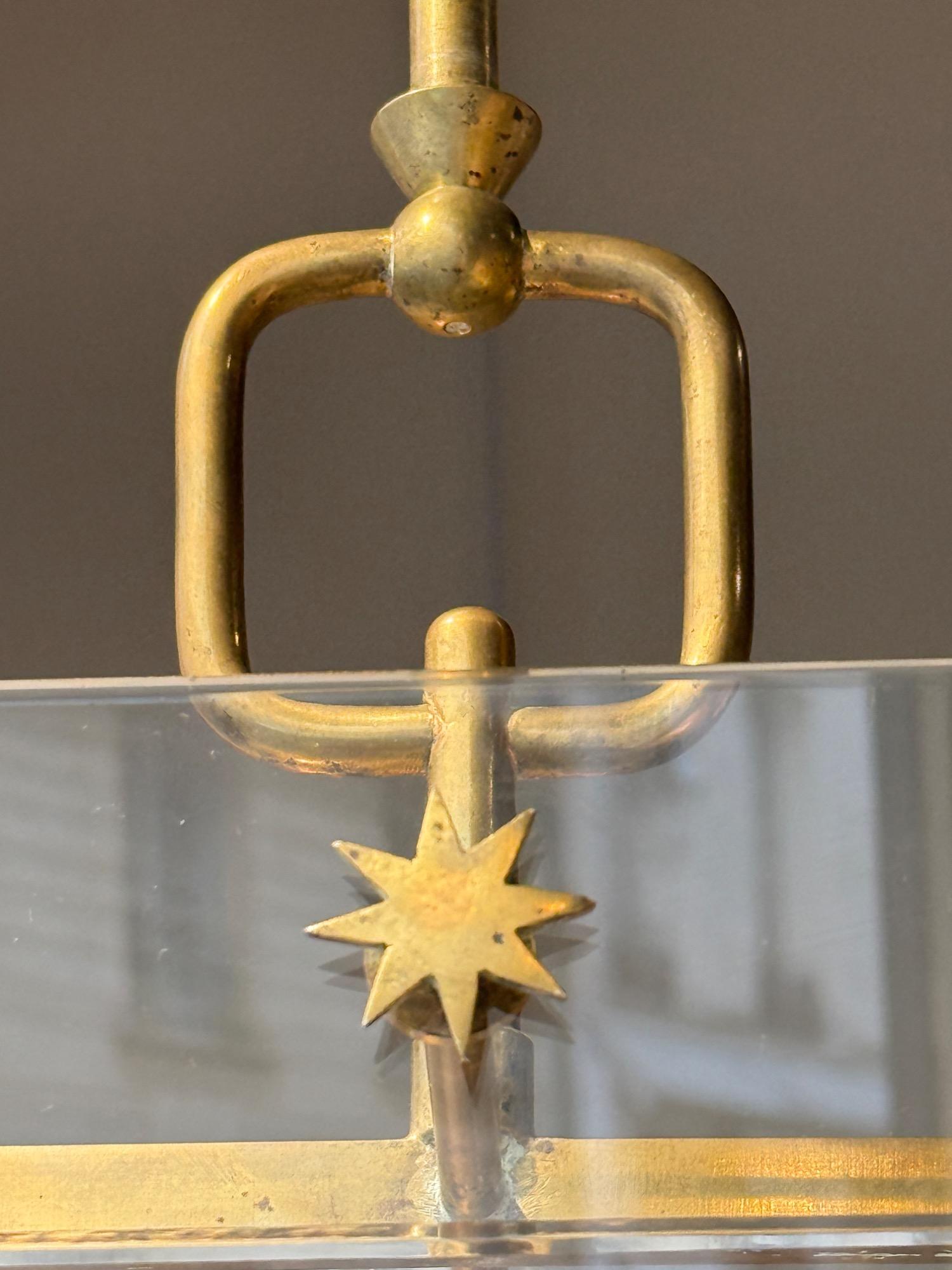 Italain brass lantern circa 1950 