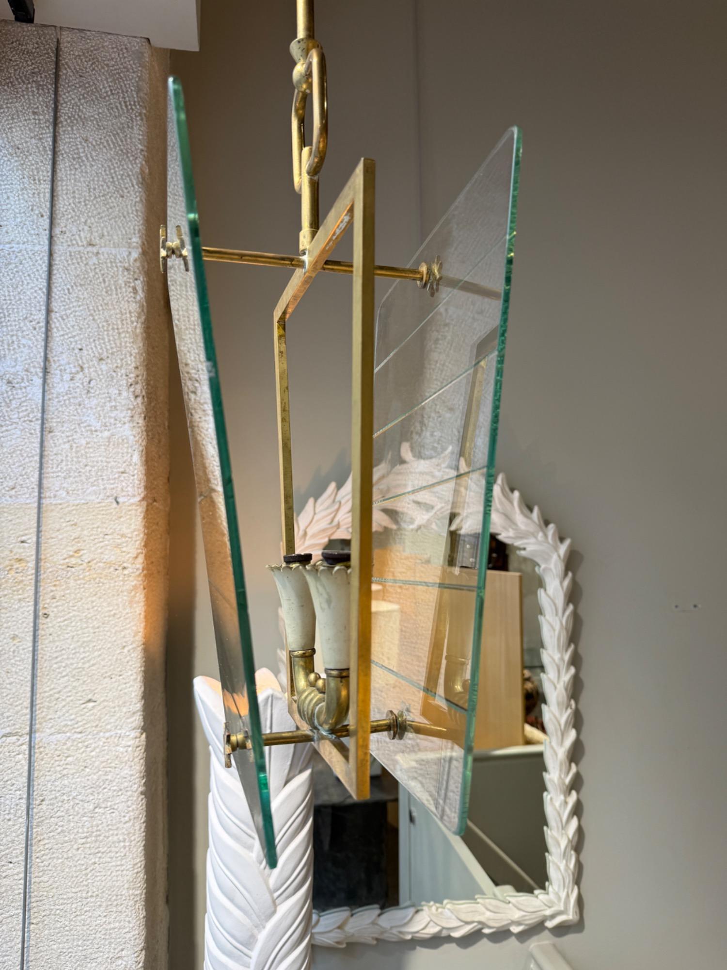 Italain brass lantern circa 1950 