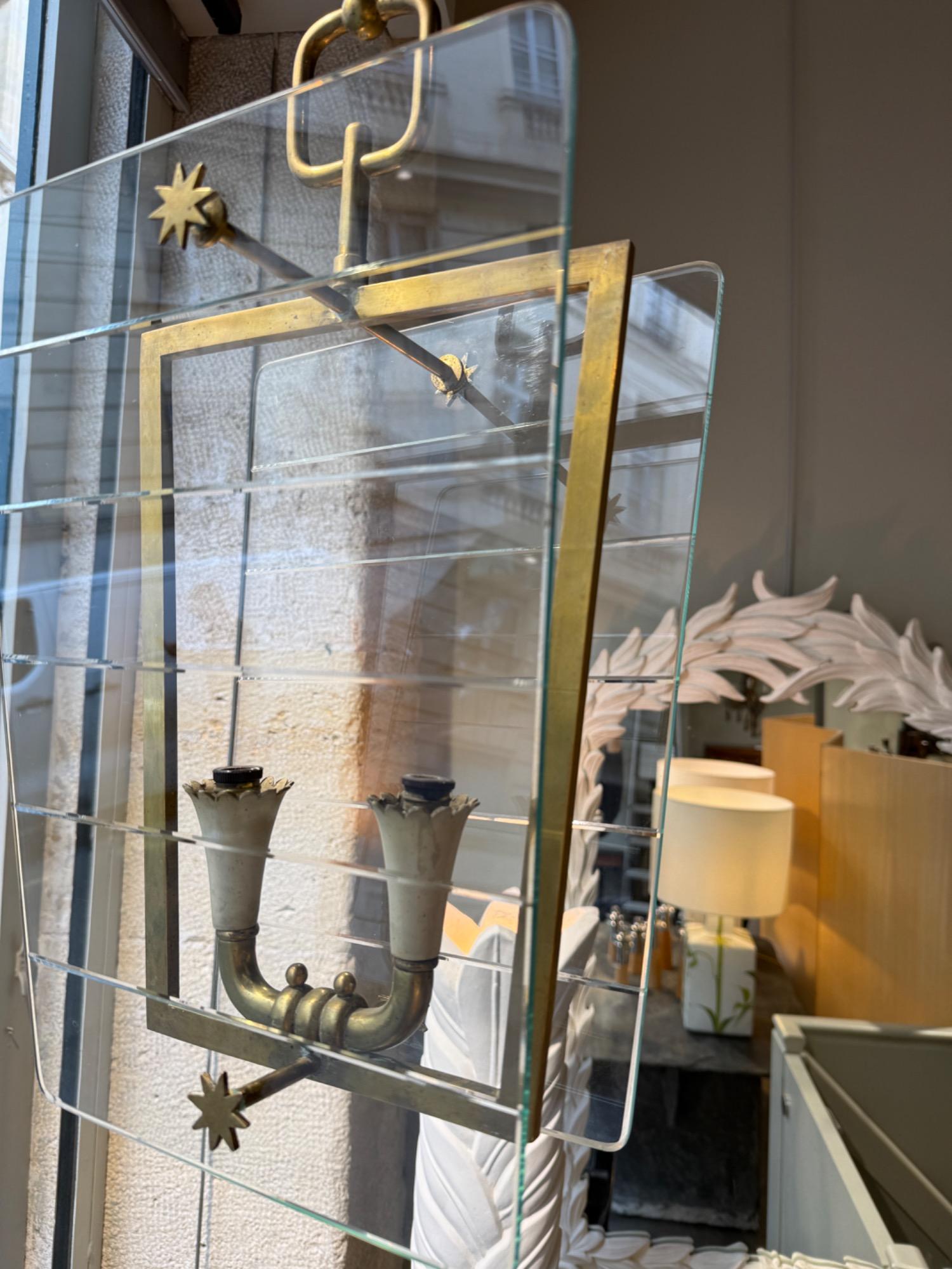 Italain brass lantern circa 1950 