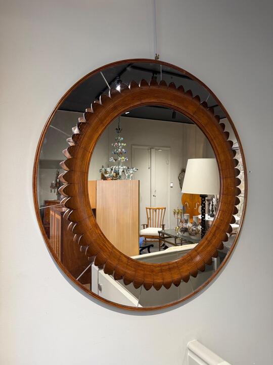 Italian mirror circa 1950 Fratelli Marelli 