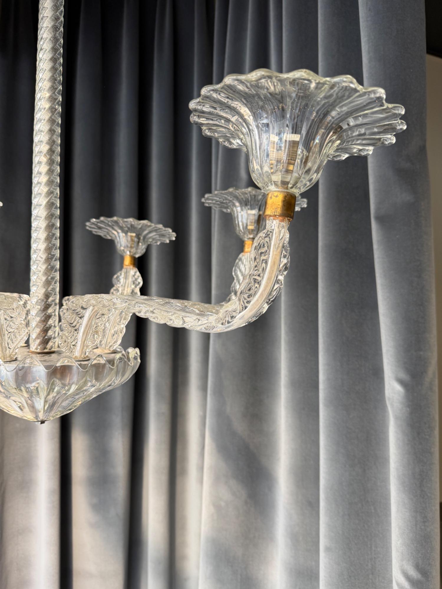 Murano chandelier circa 1950