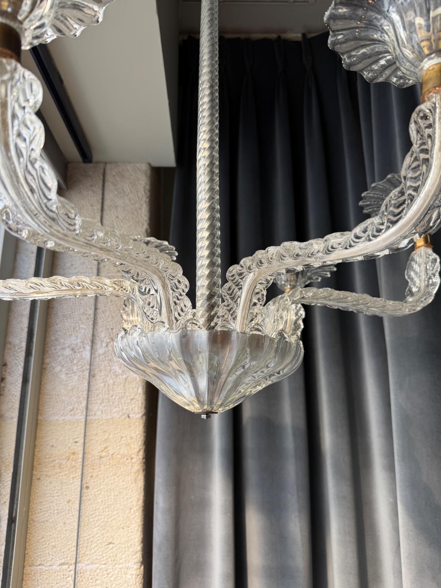 Murano chandelier circa 1950
