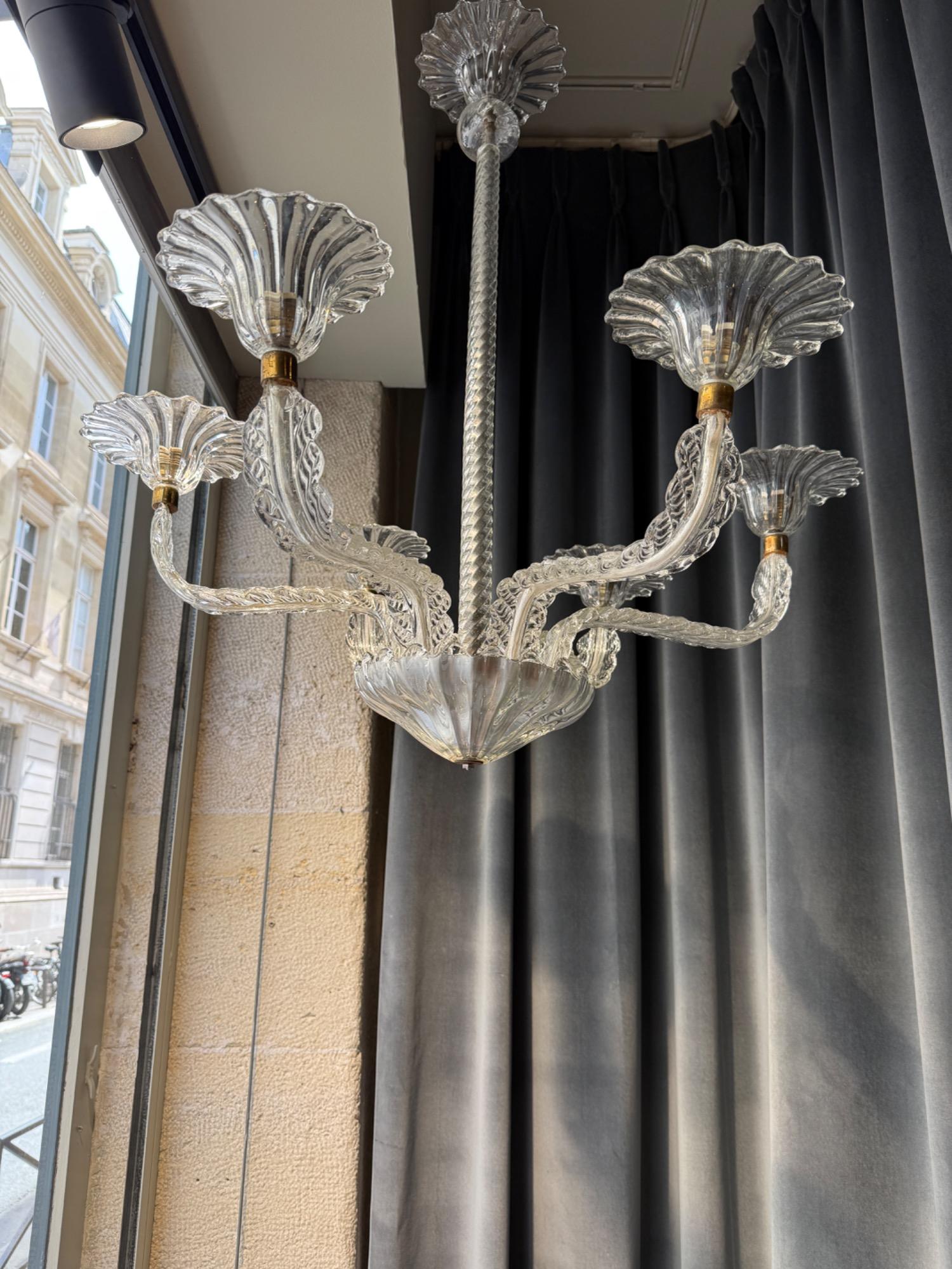 Murano chandelier circa 1950