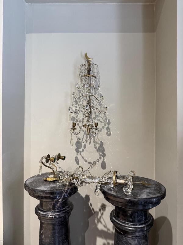 Pair of 19th c swedish sconces 