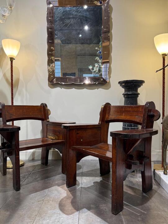 Pair of Berga armchairs David Rosen circa 1940 Sweden 