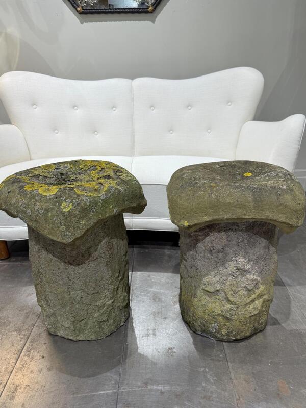 Pair of concrete stools Sweden 1970