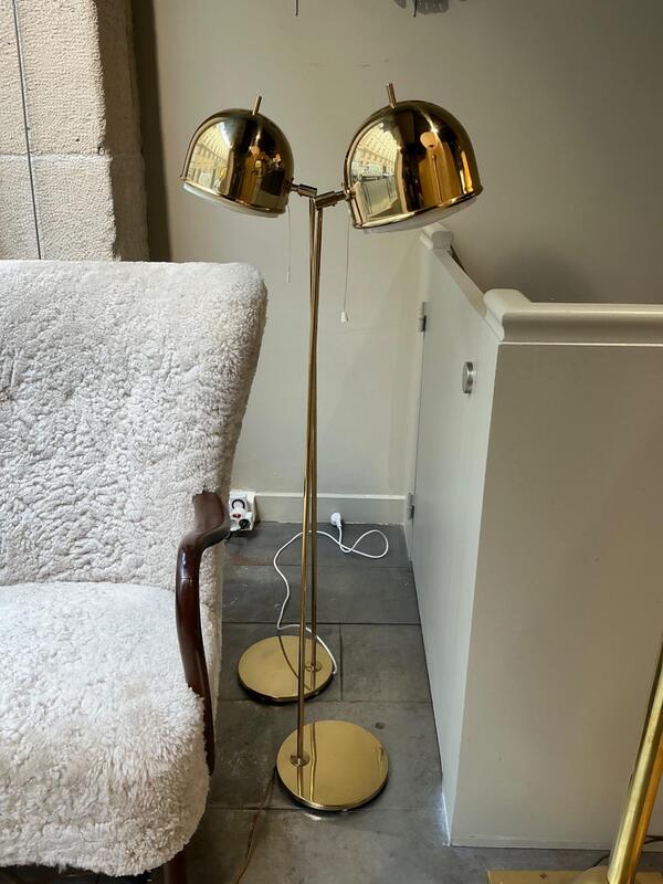 Pair of floor lamps Bergboms Sweden 1970